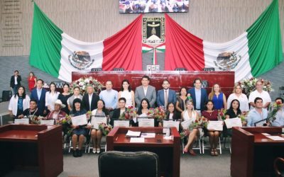 En Sesión Solemne, premia Congreso a los ocho participantes en el “Mérito al Emprendedor del estado de Morelos” 2023