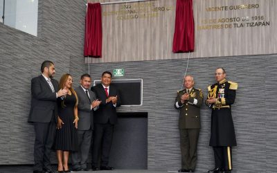 Inscriben en el muro de honor del Congreso de Morelos la leyenda “2023, Año del Bicentenario del Heroico Colegio Militar”
