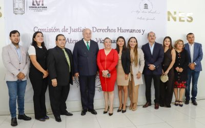 Queda instalada la Comisión de Justicia, Derechos Humanos y Atención a Víctimas a cargo del diputado Luis Eduardo Pedrero