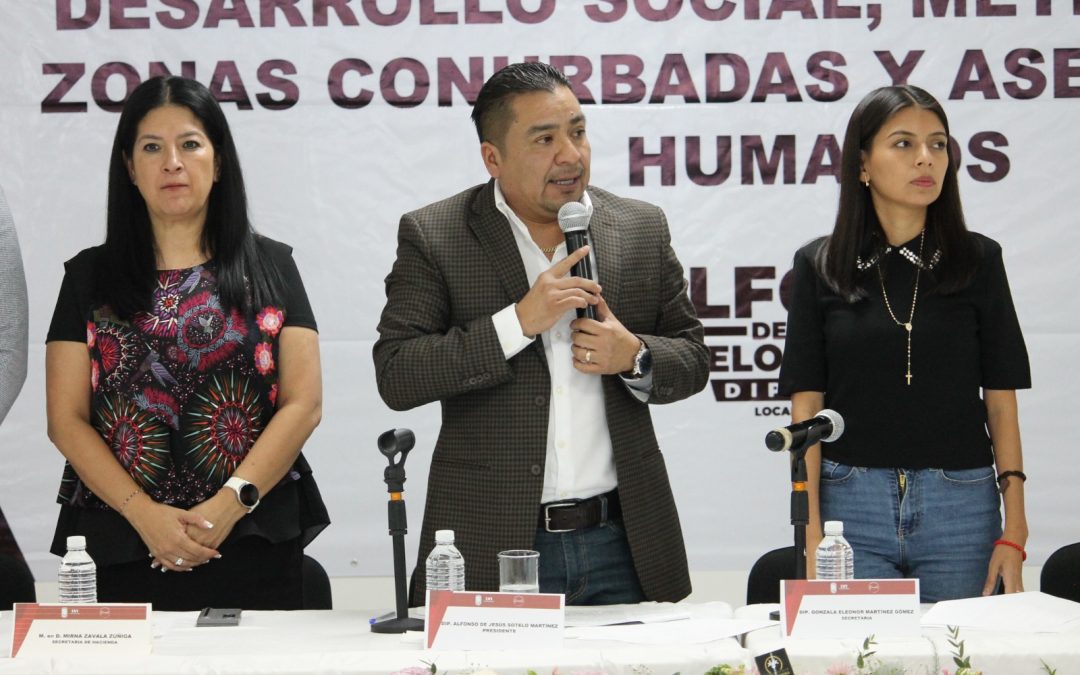 Queda instalada la Comisión de Planeación para el Desarrollo Social, Metropolitano, Zonas Conurbadas y Asentamientos Humanos