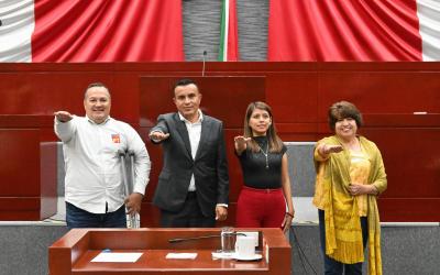 Elige Pleno al diputado Isaac Pimentel Mejía como presidente de la Mesa Directiva