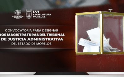 Convocatoria para la designación de dos magistraturas del Tribunal de Justicia Administrativa