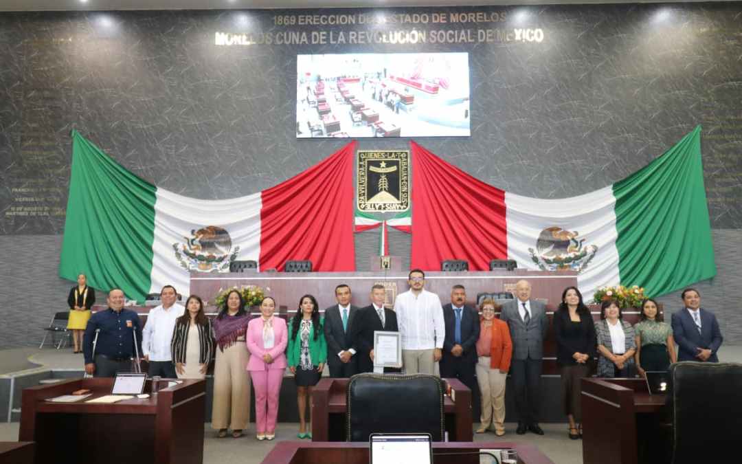 Entrega Congreso de Morelos reconocimiento al Mérito Forestal 2026 a Arturo Jiménez Martínez